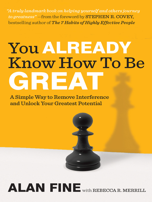 Title details for You Already Know How to Be Great by Alan Fine - Available